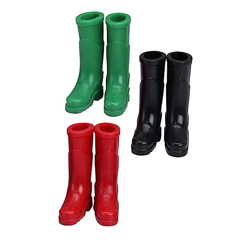 GETAJGHSD 3 Paare Regenstiefel für Puppenhaus Realistische Dekoration für Mini Szenen Hochwertige Modell Schuhe für Landschaften GETAJGHSD 3 Paare Regenstiefel für Puppenhaus Realistische Dekoration für Mini Szenen Hochwertige Modell Schuhe für Landschaften von GETAJGHSD