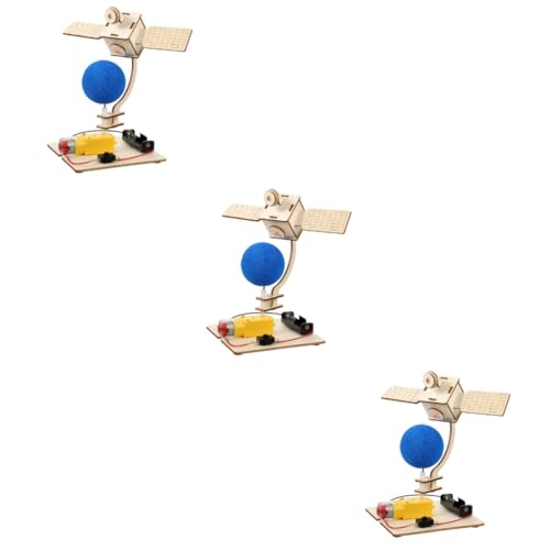 GETAJGHSD 3 Sets Satellitenmodell Spielzeug, DIY Künstliches Satellitenspielzeug, Wissenschaft, Künstliches Satellitenmodell Spielzeug Für Jungen, DIY Holz Satellitenmodell, Kinder Bauen GETAJGHSD 3 Sets Satellitenmodell Spielzeug, DIY Künstliches Satellitenspielzeug, Wissenschaft, Künstliches Satellitenmodell Spielzeug Für Jungen, DIY Holz Satellitenmodell, Kinder Bauen von GETAJGHSD