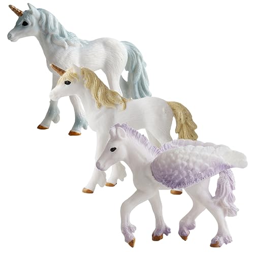GETAJGHSD 3 Stück Kunststoff Einhorn Modell, Künstliches Einhorn Ornament Modell, Ara Einhorn Figuren, Kleine Einhorn Figur, Simulation, Einhorn Figur, Gefälschtes Einhorn Modell, GETAJGHSD 3 Stück Kunststoff Einhorn Modell, Künstliches Einhorn Ornament Modell, Ara Einhorn Figuren, Kleine Einhorn Figur, Simulation, Einhorn Figur, Gefälschtes Einhorn Modell, von GETAJGHSD