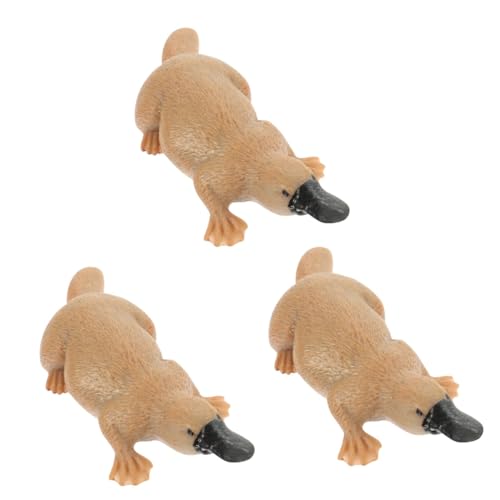 GETAJGHSD 3 Stück Simulierte Simulation Tierdekoration Tierfigur Simulation Tiermodell Miniatur Tiermodell Tierfiguren Spielzeug Tier Miniatur Tierfigur von GETAJGHSD