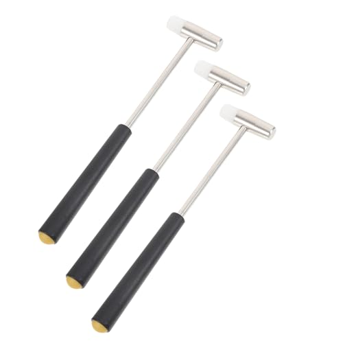 GETAJGHSD 3 Stück Teiliges Doppelkopf holzhammer Robustes Assemble Tool für Bausteine Sichere Oberfläche Fördert Feinmotorik und Hand Auge koordination bei Jungen Baumeistern von GETAJGHSD