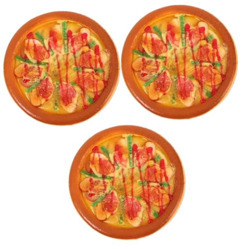 GETAJGHSD 3 Teiliges Simulations Pizzamodell Realistisches Lebensmittelmodell Lebensechte Pizzascheibe Künstliche Lebensechte Pizza Requisite Gefälschte Lebensmittel Display Requisite GETAJGHSD 3 Teiliges Simulations Pizzamodell Realistisches Lebensmittelmodell Lebensechte Pizzascheibe Künstliche Lebensechte Pizza Requisite Gefälschte Lebensmittel Display Requisite von GETAJGHSD