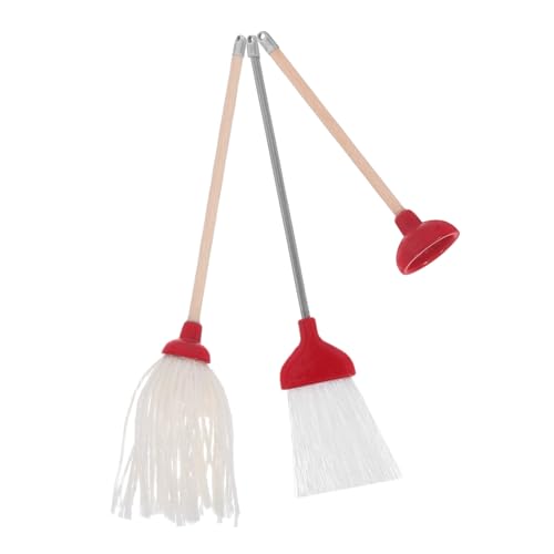 GETAJGHSD 3-teiliges Badezimmer-reinigungsset Für Puppenhäuser – Miniatur-, Besen Und Toilettenreinigungswerkzeuge, Puppenhausmöbel Und Dekoration Für Rollenspielzubehör Für Kinder GETAJGHSD 3-teiliges Badezimmer-reinigungsset Für Puppenhäuser – Miniatur-, Besen Und Toilettenreinigungswerkzeuge, Puppenhausmöbel Und Dekoration Für Rollenspielzubehör Für Kinder von GETAJGHSD