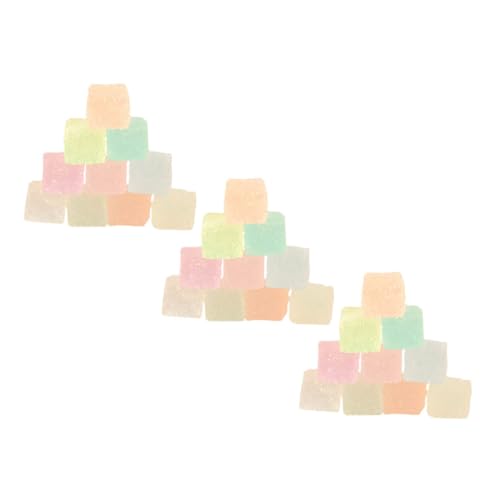 GETAJGHSD 30 Stück Simulierte Leuchtende Zuckerwürfel, Handy Ornament, Mikro Landschaftsornamente, Telefonschale, Würfelzucker, Telefonhülle, Würfelzucker, DIY Telefonabdeckung, von GETAJGHSD