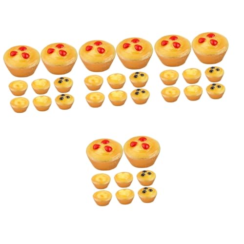 GETAJGHSD 32 Stück Obstkuchenmodell, Mini Eierkuchen Verzierung, Miniatur Eierkuchen Dessert, Mini Törtchenmodell, Mini Hausdekor, Miniatur Lebensmittel, Mini Dessertmodell, Mini GETAJGHSD 32 Stück Obstkuchenmodell, Mini Eierkuchen Verzierung, Miniatur Eierkuchen Dessert, Mini Törtchenmodell, Mini Hausdekor, Miniatur Lebensmittel, Mini Dessertmodell, Mini von GETAJGHSD