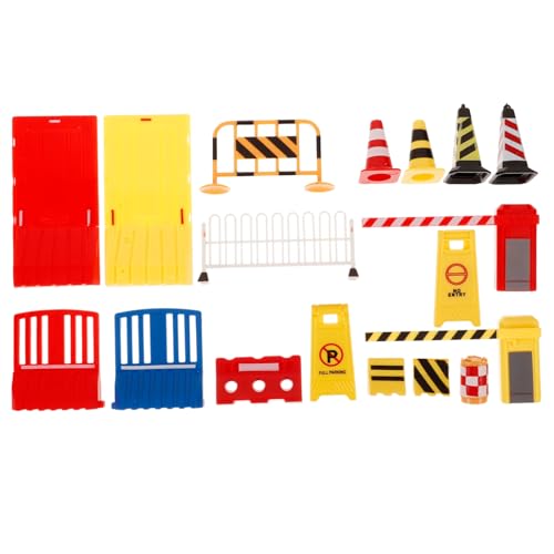 GETAJGHSD 32 Teiliges Verkehrssperrenmodell, Verkehrsstraßensperren Spielzeug, Miniatur Verkehrsbarriere, Verkehrszeichen, Spielzeug, Straßenschild, Spielzeug, Straßensperren, Spielzeug, GETAJGHSD 32 Teiliges Verkehrssperrenmodell, Verkehrsstraßensperren Spielzeug, Miniatur Verkehrsbarriere, Verkehrszeichen, Spielzeug, Straßenschild, Spielzeug, Straßensperren, Spielzeug, von GETAJGHSD