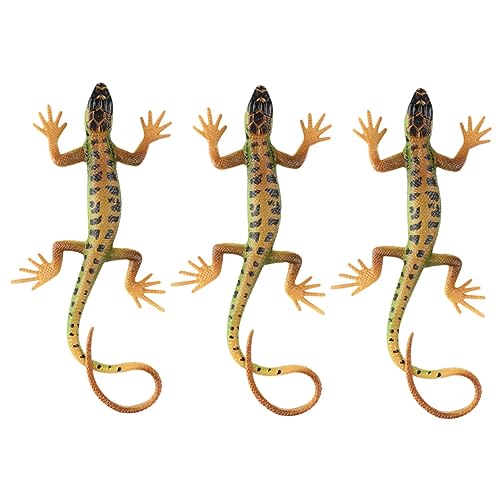 GETAJGHSD 3Pcs Toys Toy Prank Kind Plastic Figure Small Mini Spielzeuge Model Lizard Wissenschaftspädagogische Figures Fake Trick Decoration Reptile Gefälschtes Lizards Realistic GETAJGHSD 3Pcs Toys Toy Prank Kind Plastic Figure Small Mini Spielzeuge Model Lizard Wissenschaftspädagogische Figures Fake Trick Decoration Reptile Gefälschtes Lizards Realistic von GETAJGHSD