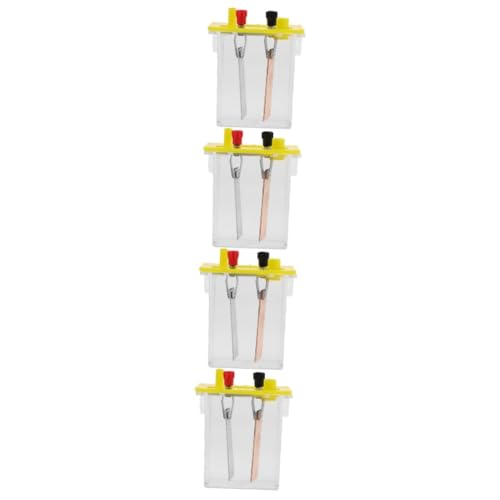 GETAJGHSD 4 Sets Salzwasserbatteriebox, Zubehör Zur Herstellung Von Fruchtbatterien, Kartoffelbatterie Experimentierset, Fruchtbatterie Bausatz, Kartoffelbatterie Bausatz, Fruchtbatterie von GETAJGHSD