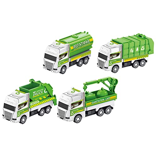 GETAJGHSD 4 Stück Friktionsbetriebene Müllwagen Mini Garbage Trucks für Kleinkinder Robuste Konstruktion Zufällige Designs Fördert Hand Augen Koordination GETAJGHSD 4 Stück Friktionsbetriebene Müllwagen Mini Garbage Trucks für Kleinkinder Robuste Konstruktion Zufällige Designs Fördert Hand Augen Koordination von GETAJGHSD