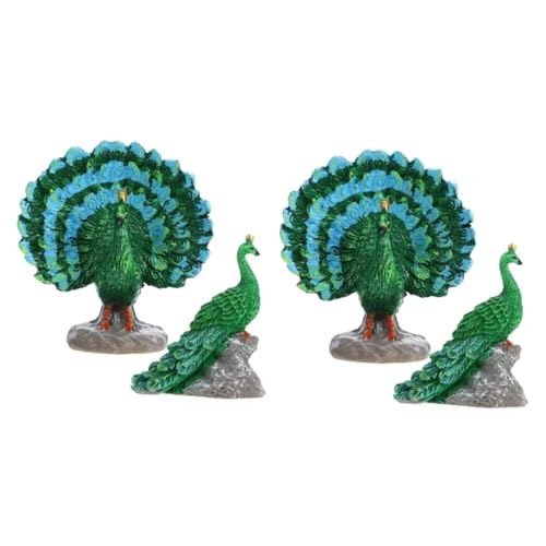GETAJGHSD 4stücke Miniatur-Peacock-Figuren Aus Resin Süße Tierornamente Für Miniaturgärten Puppenhäuser Und Dekoration Im Freien GETAJGHSD 4stücke Miniatur-Peacock-Figuren Aus Resin Süße Tierornamente Für Miniaturgärten Puppenhäuser Und Dekoration Im Freien von GETAJGHSD