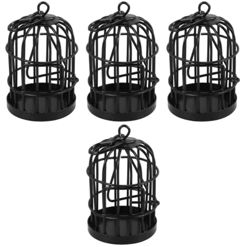 GETAJGHSD 4 Stücke Dekorative Mini Vogelkäfig Miniatur Vogelkäfig Modell Für Puppenhaus Und Miniatur Szene von GETAJGHSD