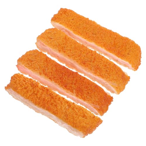 GETAJGHSD 4 Stück Simuliertes Hühnersteak, Gebratene Schweinekoteletts Aus Kunststoff, Lehrmittel, Gebratene Schweinekoteletts, Requisite, Modelle Für Gebratene Schweinekoteletts, GETAJGHSD 4 Stück Simuliertes Hühnersteak, Gebratene Schweinekoteletts Aus Kunststoff, Lehrmittel, Gebratene Schweinekoteletts, Requisite, Modelle Für Gebratene Schweinekoteletts, von GETAJGHSD