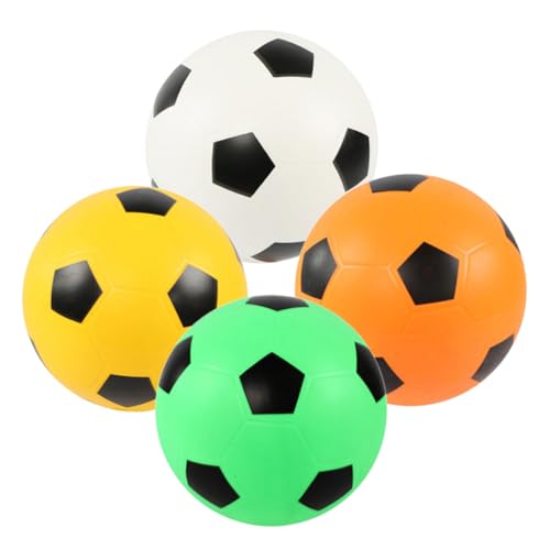 GETAJGHSD 4 Stück Teiliges Soft Foam Fußballspielzeug für Weiche Leichte Bälle für Drinnen und Draußen für Spiel und Spaß Familie Weiß Gelb Orange und Grün GETAJGHSD 4 Stück Teiliges Soft Foam Fußballspielzeug für Weiche Leichte Bälle für Drinnen und Draußen für Spiel und Spaß Familie Weiß Gelb Orange und Grün von GETAJGHSD