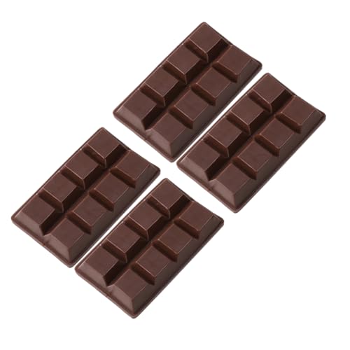 GETAJGHSD 4 Stücke Schokoladenmodell Valentinstag-Shop-Display-Requisite Schokoladen-Requisiten Valentinstag partyzubehör Schokoladendekor zum Valentinstag Shop Display Requisite PVC Kaffee von GETAJGHSD