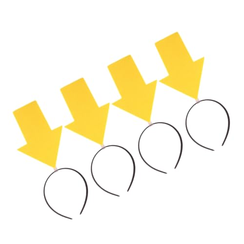 GETAJGHSD 4 Stücke Stirnband Nach Unten Haarband Lustige Boppers Party Stirnband Mit Pfeilspitze Halloween Haarband Für Karneval Party Cosplay Und Kostüm Events Gelb GETAJGHSD 4 Stücke Stirnband Nach Unten Haarband Lustige Boppers Party Stirnband Mit Pfeilspitze Halloween Haarband Für Karneval Party Cosplay Und Kostüm Events Gelb von GETAJGHSD
