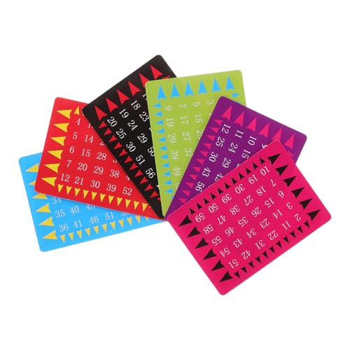 GETAJGHSD 5 Sets Tricks Spielzeug Telepathisches Spiel Kartentricks Shows Requisiten Spielkarten Wiederverwendbare Perspektivkarte Telepathische Karte Für Trick Interaktive Perspektivkarte von GETAJGHSD