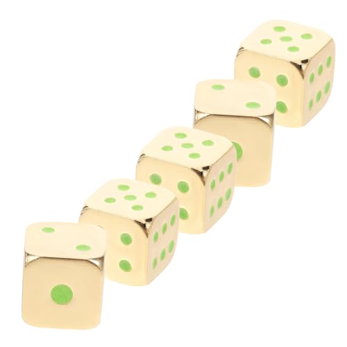 GETAJGHSD 5 Stück Leuchtwürfel Aus Metall, Partyzubehör, Große Würfel, Brettwürfel, Spielwürfel, Requisiten, Spielrequisite, 6 Seitiges Würfelspiel, Lehrwürfel, Brettspiel Werkzeug, Würfel GETAJGHSD 5 Stück Leuchtwürfel Aus Metall, Partyzubehör, Große Würfel, Brettwürfel, Spielwürfel, Requisiten, Spielrequisite, 6 Seitiges Würfelspiel, Lehrwürfel, Brettspiel Werkzeug, Würfel von GETAJGHSD