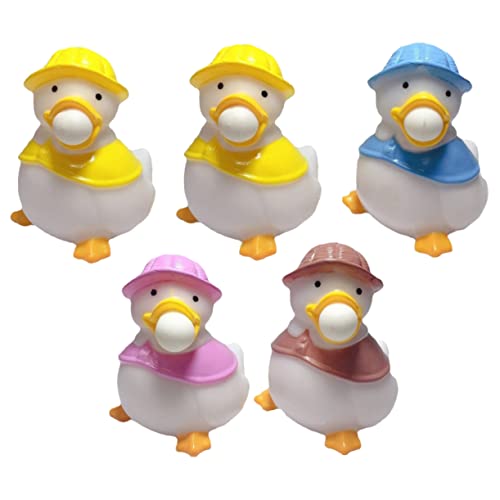 GETAJGHSD 5 Stücke Interessante Ente Squeeze Toys Praktische Sinnesspielzeug Druckentlastung Requisiten von GETAJGHSD