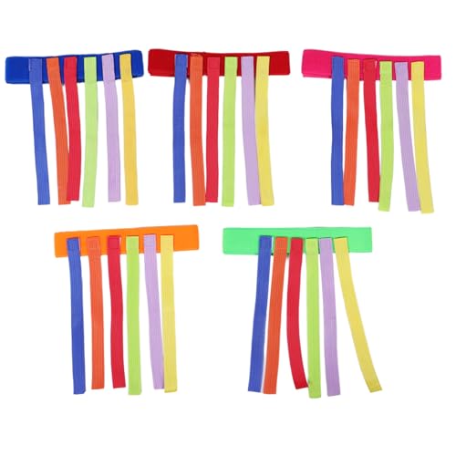 GETAJGHSD 5-teiliges Sensorisches Spielzeug Für Kinder: Fanggürtel – Spielgerät Für Den Außenbereich Für Den Kindergarten, Verbessert Motorische Fähigkeiten Und Soziale Interaktion – Bunte GETAJGHSD 5-teiliges Sensorisches Spielzeug Für Kinder: Fanggürtel – Spielgerät Für Den Außenbereich Für Den Kindergarten, Verbessert Motorische Fähigkeiten Und Soziale Interaktion – Bunte von GETAJGHSD