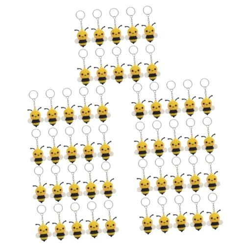 GETAJGHSD 50 Stück Bienen Schlüsselanhänger, Hängedekoration Für Taschen, Neuheit, Schlüsselanhänger, Rucksack Anhänger, Schlüsselanhänger, Anhänger, Geldbörse, Dekoration, von GETAJGHSD