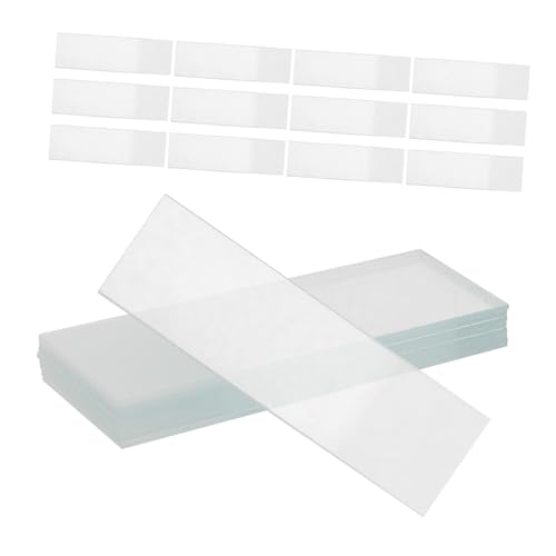 GETAJGHSD Mikroskop 50 Stück Objektträger Aus Glas Blank Und Mattiert Kompatibel Mit Mikroskopen von GETAJGHSD