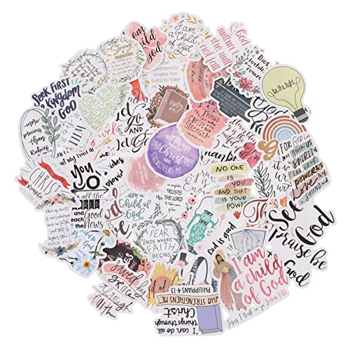 GETAJGHSD Jesus Sticker Pack 50 Stück Aufkleber Für Computer Handys Zeitschriften Cartoon Aufkleber von GETAJGHSD
