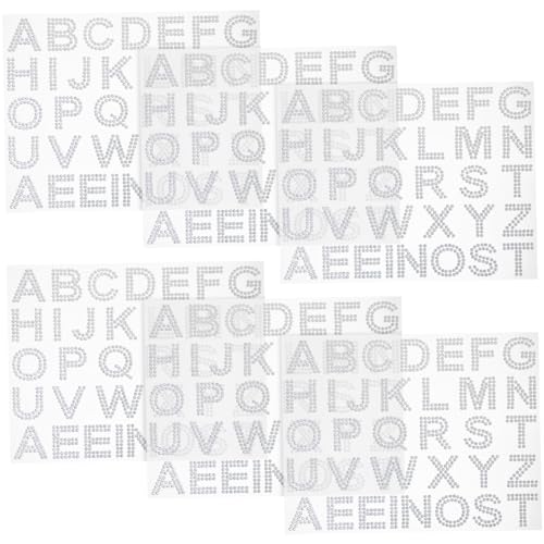 GETAJGHSD Dekorative Aufkleber 6er-Pack Strass-Aufkleber Selbstklebend Für Taschen Tassen Und Kleidung Dekoration von GETAJGHSD