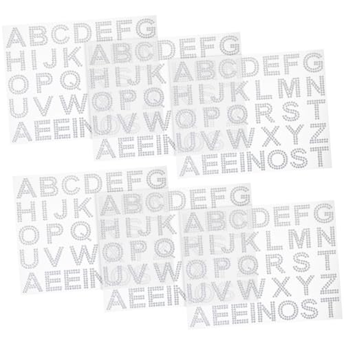 GETAJGHSD 6 Bögen Acrylbuchstaben Strass Aufkleber Selbstklebende Deko Juwelen Zum Basteln DIY Zubehör Strasssteine Zum Aufkleben Deko Aufkleber DIY Deko Sticker Sticker Für Tasche GETAJGHSD 6 Bögen Acrylbuchstaben Strass Aufkleber Selbstklebende Deko Juwelen Zum Basteln DIY Zubehör Strasssteine Zum Aufkleben Deko Aufkleber DIY Deko Sticker Sticker Für Tasche von GETAJGHSD