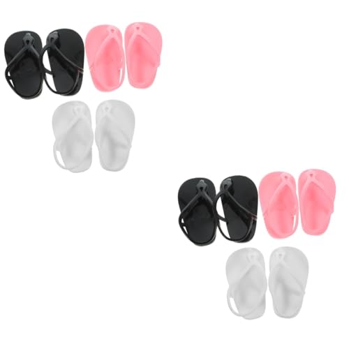 GETAJGHSD 6 Paar Puppenhandwerk Minischuhe, Mädchen Puppenpantoffeln, DIY Schuhe, Spielzeug, Kreative Schuhe, Spielzeug, Verschleißfeste Puppenpantoffeln, Minischuhe Für Kinder, Simulation GETAJGHSD 6 Paar Puppenhandwerk Minischuhe, Mädchen Puppenpantoffeln, DIY Schuhe, Spielzeug, Kreative Schuhe, Spielzeug, Verschleißfeste Puppenpantoffeln, Minischuhe Für Kinder, Simulation von GETAJGHSD