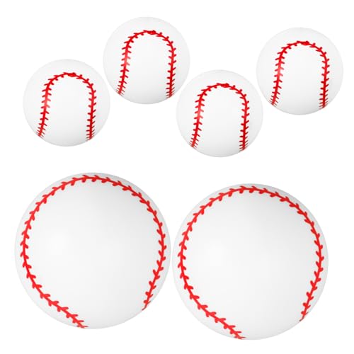 GETAJGHSD 6 Stück Aufblasbare Baseball Spielzeuge, Baseball Geburtstagsdekorationen, Aufblasbarer Ball, Strand Baseballbälle Für Kinder, Baseball, Aufblasbar Für Pool, Baseball, GETAJGHSD 6 Stück Aufblasbare Baseball Spielzeuge, Baseball Geburtstagsdekorationen, Aufblasbarer Ball, Strand Baseballbälle Für Kinder, Baseball, Aufblasbar Für Pool, Baseball, von GETAJGHSD