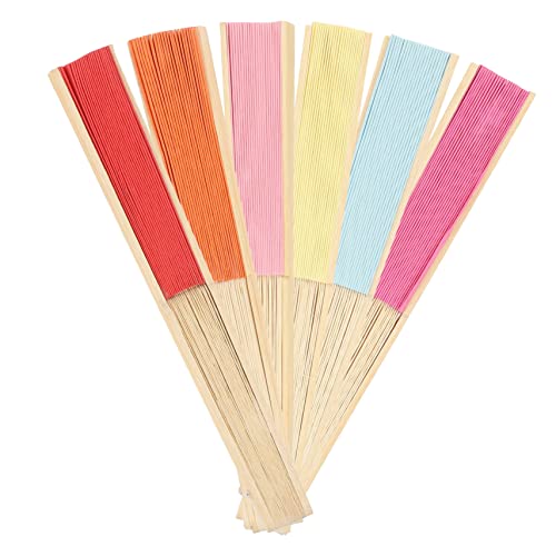 GETAJGHSD 6 Stück Diy Faltfächer Bunte Leere Klappfächer aus Papier und für Kreative Dekoration Kinderzimmern Hochzeiten und Partys GETAJGHSD 6 Stück Diy Faltfächer Bunte Leere Klappfächer aus Papier und für Kreative Dekoration Kinderzimmern Hochzeiten und Partys von GETAJGHSD
