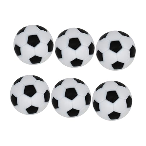 GETAJGHSD 6 Stück Mini Tischfußball Bälle Ersatzkugeln für Tischfußballspiele Langlebig und Stabil für Partys und Spiele zu Hause von GETAJGHSD