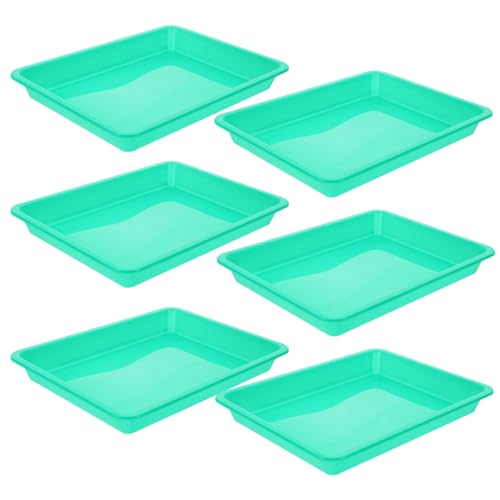GETAJGHSD 6 Stück Puzzle Tabletts, Block Aufbewahrungstabletts, Kunststoff Puzzle Organizer, Puzzle Spielzeug Sortiertabletts, Puzzle Spielzeug Organisationsplatte, Puzzle von GETAJGHSD