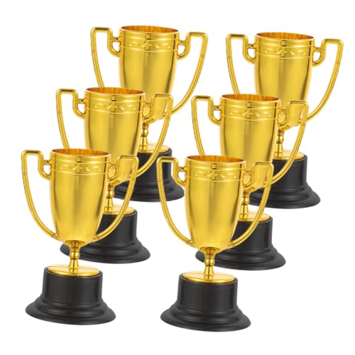 GETAJGHSD 6 Stück Trophäenspielzeug, Kleine Trophäen, Mini Trophäen, Großpackung, Siegertrophäe, Kleine Preistrophäe, Mini Plastiktrophäen, Trophäenbecher, Mini Trophäe, Partygeschenke, GETAJGHSD 6 Stück Trophäenspielzeug, Kleine Trophäen, Mini Trophäen, Großpackung, Siegertrophäe, Kleine Preistrophäe, Mini Plastiktrophäen, Trophäenbecher, Mini Trophäe, Partygeschenke, von GETAJGHSD