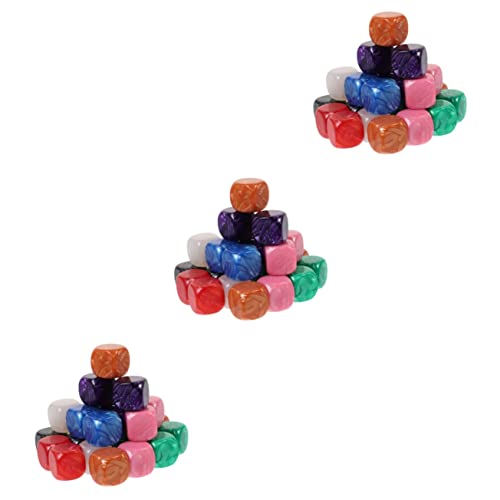GETAJGHSD 72 Stück Farbige Würfelspielzeuge, Multifunktionale DIY Würfel, DIY Zubehör, Standard Spielwürfel, Würfel Mit Mehreren Darstellungen, Unfertige Acrylwürfel, GETAJGHSD 72 Stück Farbige Würfelspielzeuge, Multifunktionale DIY Würfel, DIY Zubehör, Standard Spielwürfel, Würfel Mit Mehreren Darstellungen, Unfertige Acrylwürfel, von GETAJGHSD