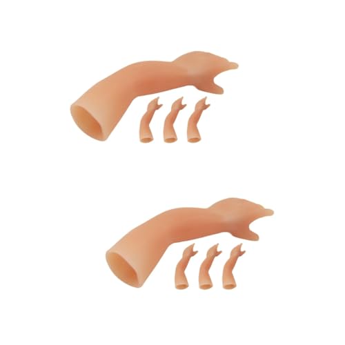 GETAJGHSD 8 Stück Koboldhände Aus Silikon, Winzige Hände, Kleine Handrequisiten, Partytrick Requisiten, Halloween, Kleine Handrequisiten Für Partys, Halloween Partygeschenk Show Requisiten, von GETAJGHSD