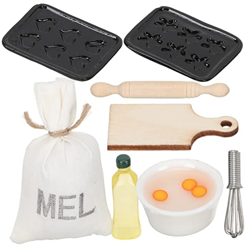 GETAJGHSD 8 Stück Mini Küchenspielzeug, Miniatur Küchengeschirr, Requisite, Simulation, Backzubehör, Miniatur Bäckerei, Mini Hauszubehör, Simulation, Backwerkzeuge, Rollenspiel, Spielzeug, GETAJGHSD 8 Stück Mini Küchenspielzeug, Miniatur Küchengeschirr, Requisite, Simulation, Backzubehör, Miniatur Bäckerei, Mini Hauszubehör, Simulation, Backwerkzeuge, Rollenspiel, Spielzeug, von GETAJGHSD
