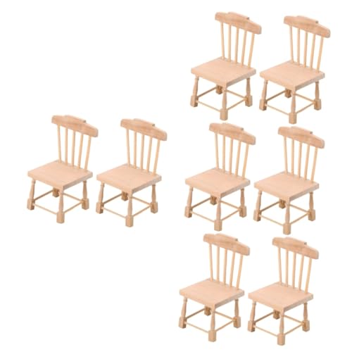 GETAJGHSD 8 Stück Mini Stuhl Mit Dünner Linie, Miniatur Möbel Ornament, Mini Holzstuhl, Miniatur Stühle, Mini Heimtextilien, Miniatur Sessel, Miniatur Holzstuhl, Mini Holzstuhl GETAJGHSD 8 Stück Mini Stuhl Mit Dünner Linie, Miniatur Möbel Ornament, Mini Holzstuhl, Miniatur Stühle, Mini Heimtextilien, Miniatur Sessel, Miniatur Holzstuhl, Mini Holzstuhl von GETAJGHSD
