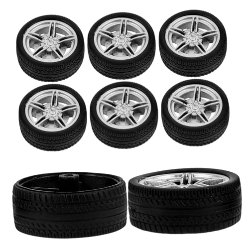 GETAJGHSD 8Stücke Gummiräder für DIY Spielzeugautos Robust und Langlebig für Basteln und Fördert Kreativität und Motorische Fähigkeiten GETAJGHSD 8Stücke Gummiräder für DIY Spielzeugautos Robust und Langlebig für Basteln und Fördert Kreativität und Motorische Fähigkeiten von GETAJGHSD
