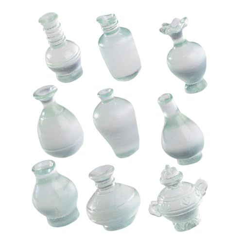 GETAJGHSD 9 Teiliges Antikes Porzellan, Kleines Hauszubehör, Puppenhaus Ornament, Miniatur Puppenhaus Requisiten, Mini, Blumenflaschen Dekoration, Puppenhaus Simulation, Antikes GETAJGHSD 9 Teiliges Antikes Porzellan, Kleines Hauszubehör, Puppenhaus Ornament, Miniatur Puppenhaus Requisiten, Mini, Blumenflaschen Dekoration, Puppenhaus Simulation, Antikes von GETAJGHSD
