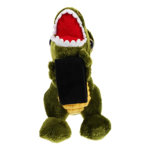 GETAJGHSD Adorables Weiches Dinosaurier Niedliches Plüsch Dinosaurier Mini Pendant für Rucksäcke Party Deko Kreative Motorrad Figur Grün von GETAJGHSD