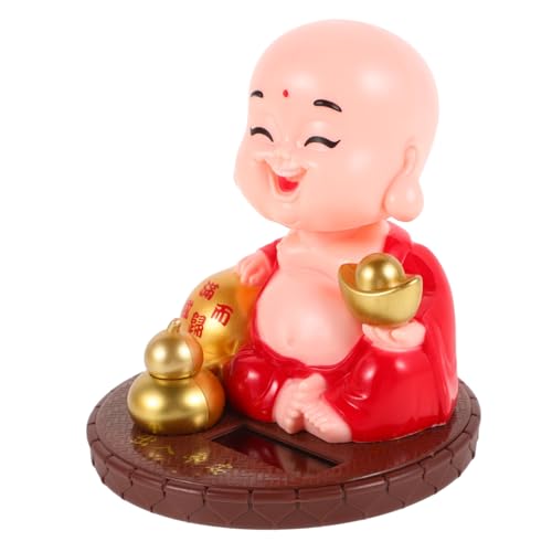 GETAJGHSD Auto Mönch Ornamente, Haushalts Buddha Statue, Buddha, Solar Tanzspielzeug, Chinesisches Ornament, Auto Buddha Statue, Heimdekoration, Basteln, Schreibtischdekoration, GETAJGHSD Auto Mönch Ornamente, Haushalts Buddha Statue, Buddha, Solar Tanzspielzeug, Chinesisches Ornament, Auto Buddha Statue, Heimdekoration, Basteln, Schreibtischdekoration, von GETAJGHSD