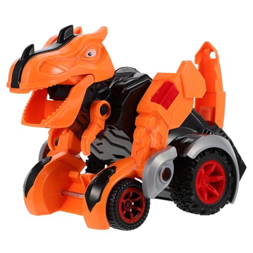 GETAJGHSD Dinosaurier Auto Farbwechselnde Transformationsfunktion Inertiales Ziehen Pädagogisches für Realistisches Dino Design für Spiel und Lernen von GETAJGHSD