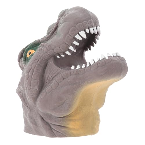 GETAJGHSD Dinosaurier Handpuppen für Interaktive Fingerpuppen Verschiedenen Dinosaurierköpfen für Zuhause Schule und Kindergarten Braun GETAJGHSD Dinosaurier Handpuppen für Interaktive Fingerpuppen Verschiedenen Dinosaurierköpfen für Zuhause Schule und Kindergarten Braun von GETAJGHSD
