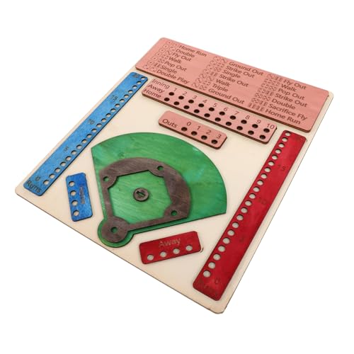 GETAJGHSD Farbiges Schachbrettspiel, Desktop Baseball Spielbrett, Lustige Baseball Brettspiele, Party Baseball Brettspiel, Desktop Baseball Brettspiel, Holzbrettspiele, Holz Baseball GETAJGHSD Farbiges Schachbrettspiel, Desktop Baseball Spielbrett, Lustige Baseball Brettspiele, Party Baseball Brettspiel, Desktop Baseball Brettspiel, Holzbrettspiele, Holz Baseball von GETAJGHSD