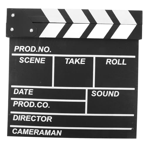 GETAJGHSD Filmausrüstung, Kinodekor, Filmklappe, Filmentwicklungsset, Videoausrüstung, Filmszenenbrett, Filmklappe, Regieklappe, Filmklappe GETAJGHSD Filmausrüstung, Kinodekor, Filmklappe, Filmentwicklungsset, Videoausrüstung, Filmszenenbrett, Filmklappe, Regieklappe, Filmklappe von GETAJGHSD