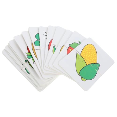 GETAJGHSD Früchte und Gemüse Lernkarten Pädagogische Puzzlekarten für Kleinkinder von Kognitiven Fähigkeiten und Spielspaß zu Hause Kindergarten GETAJGHSD Früchte und Gemüse Lernkarten Pädagogische Puzzlekarten für Kleinkinder von Kognitiven Fähigkeiten und Spielspaß zu Hause Kindergarten von GETAJGHSD