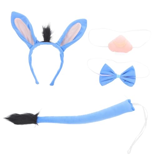 GETAJGHSD Haarreif und Fliege Tierkostümzubehör für Halloween Weihnachten Ostern und Geburtstagsfeiern Lustiges und Niedliches Outfit für Erwachsene GETAJGHSD Haarreif und Fliege Tierkostümzubehör für Halloween Weihnachten Ostern und Geburtstagsfeiern Lustiges und Niedliches Outfit für Erwachsene von GETAJGHSD