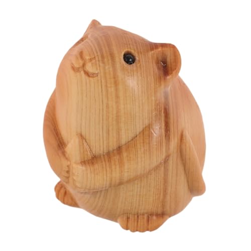 GETAJGHSD Hamstermodell aus Holz drinnen Mini Moderne Wohnkultur Tierstatue Wohnkultur Figur Holzhandwerkstier Hamster-Skulptur-Schreibtischdekoration Desktop-Tierstatue hölzern Light GETAJGHSD Hamstermodell aus Holz drinnen Mini Moderne Wohnkultur Tierstatue Wohnkultur Figur Holzhandwerkstier Hamster-Skulptur-Schreibtischdekoration Desktop-Tierstatue hölzern Light von GETAJGHSD