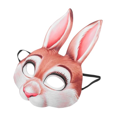 GETAJGHSD Elegante Maske für Erwachsene Gruseliges Kostüm Festivalmaske Maskerade Party Hase Halloweenmaske Tierparty-dekoration GETAJGHSD Elegante Maske für Erwachsene Gruseliges Kostüm Festivalmaske Maskerade Party Hase Halloweenmaske Tierparty-dekoration von GETAJGHSD